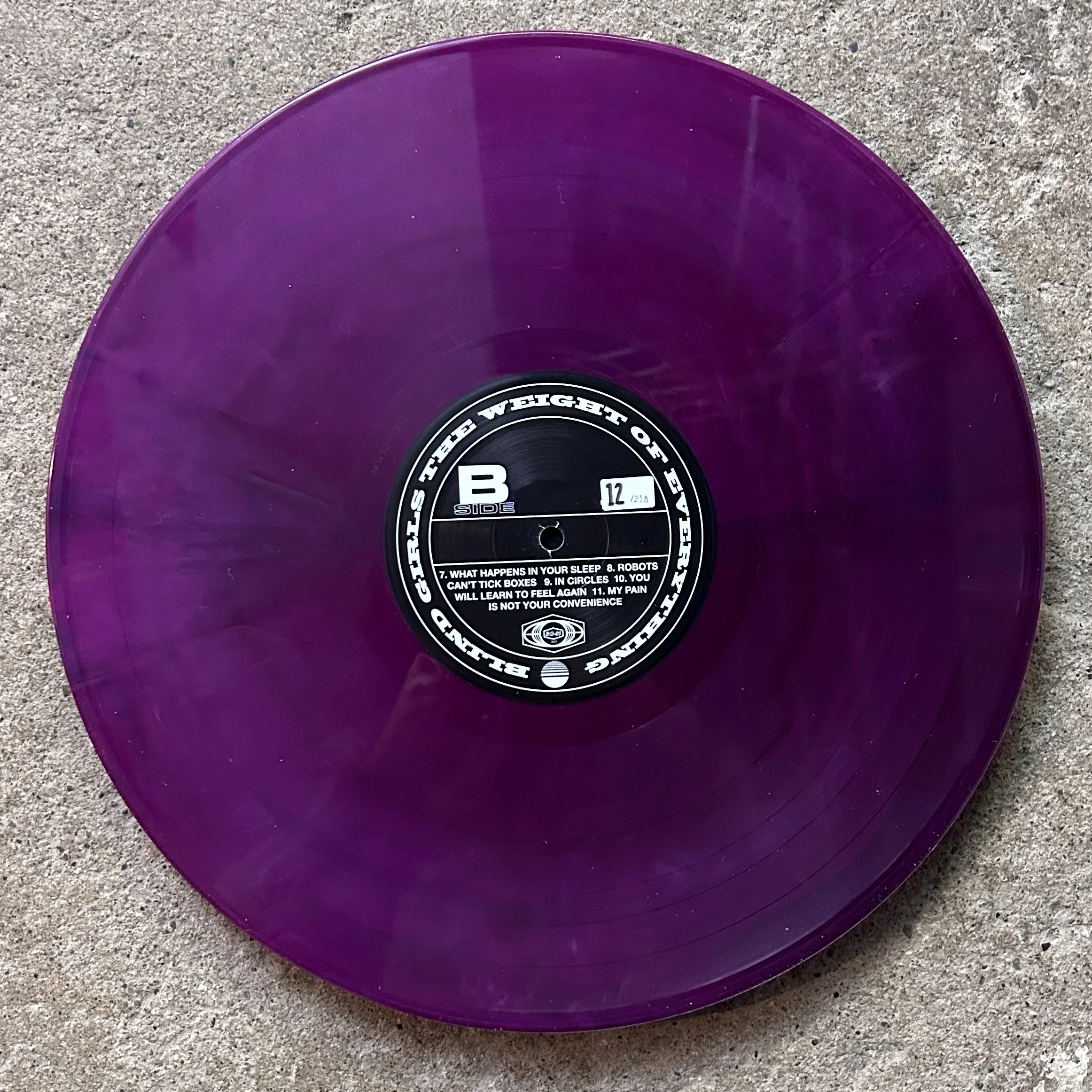 Blind Girls - The Weight Of Everything - Vinyl, Cassette - Image 4