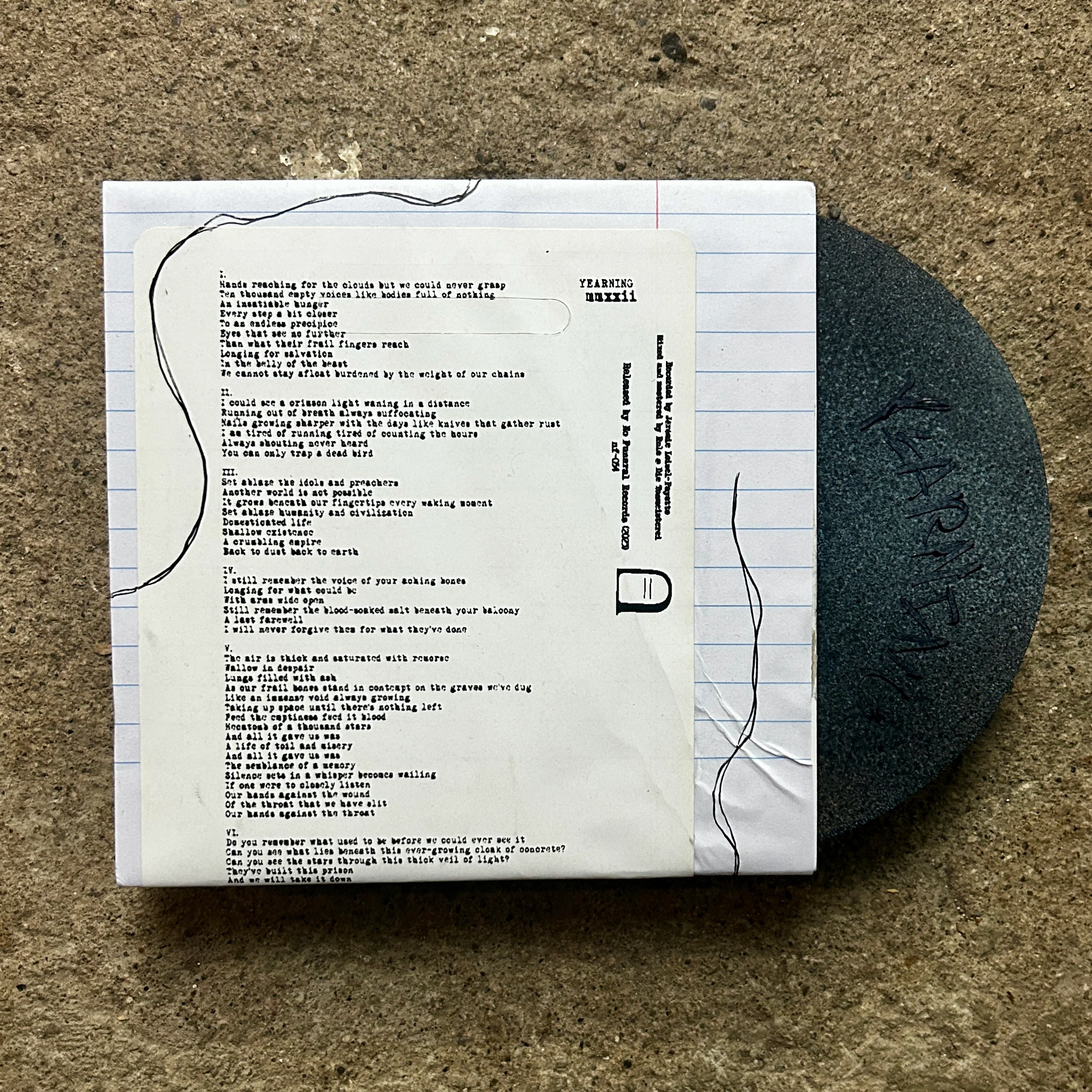 Yearning - MMXXII - Vinyl, Tape, CD - Image 13